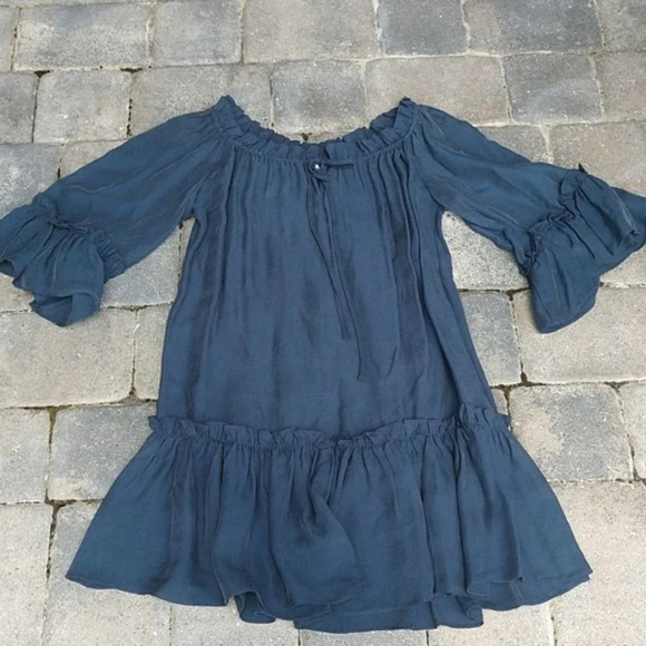 Milly Santorini Navy Blue Dress Small - Picture 7 of 8
